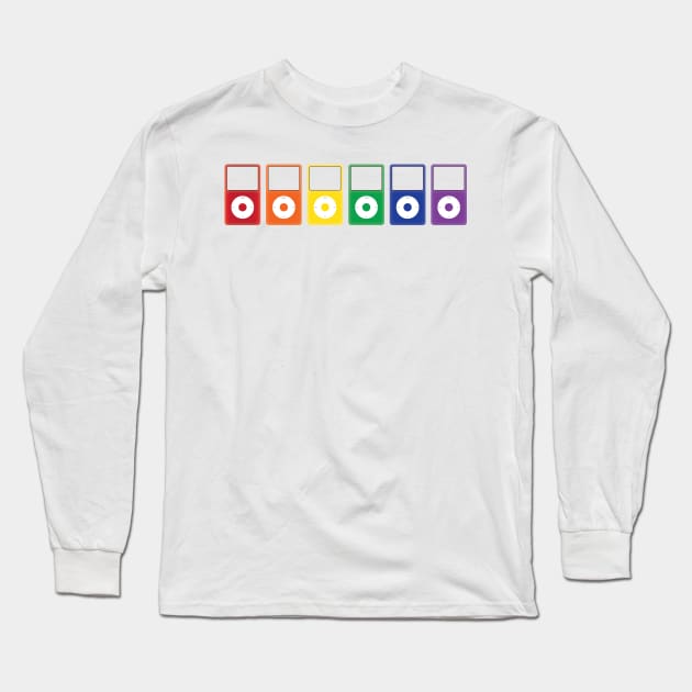 Hear The Rainbow Long Sleeve T-Shirt by imlying